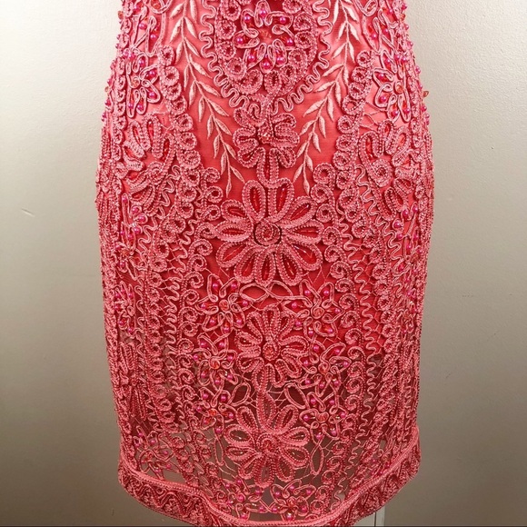 Sue Wong Nocturne Strapless Beaded Dress Size 4. - Picture 5 of 13